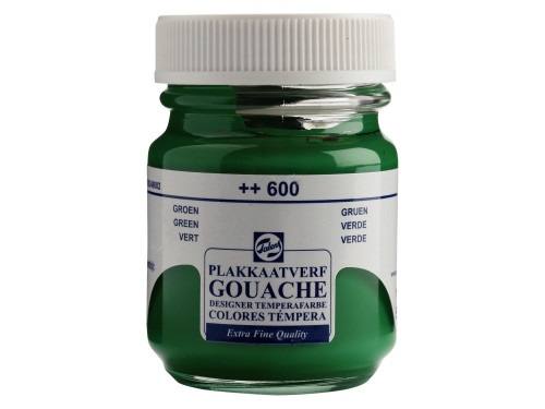Gouache Extra Fine paint in a bottle - Talens - Green, 50 ml