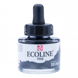 Farba akwarelowa Ecoline - Talens - Black, 30 ml