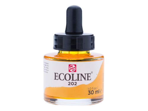 Farba akwarelowa Ecoline - Talens - Deep Yellow, 30 ml
