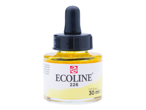 Liquid watercolor Ecoline in bottle - Talens - Pastel Yellow, 30 ml