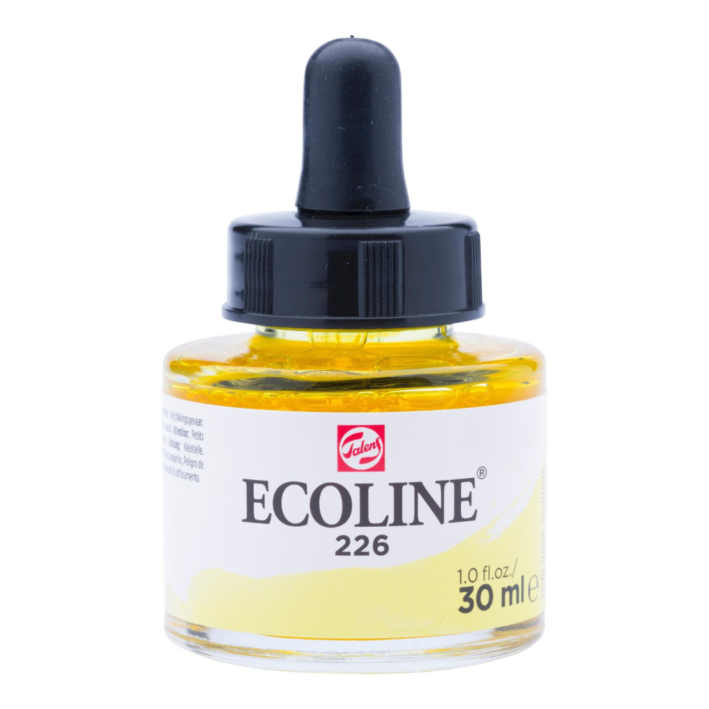 Farba akwarelowa Ecoline - Talens - Pastel Yellow, 30 ml