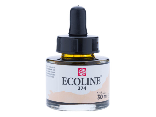 Liquid watercolor Ecoline in bottle - Talens - Pink Beige, 30 ml