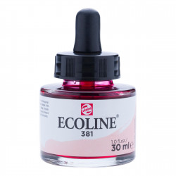 Liquid watercolor Ecoline in bottle - Talens - Pastel Red, 30 ml