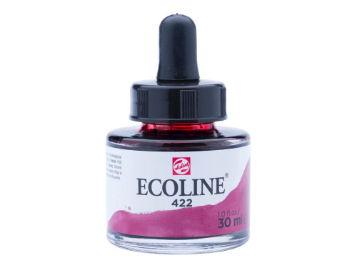 Liquid watercolor Ecoline in bottle - Talens - Reddish Brown, 30 ml