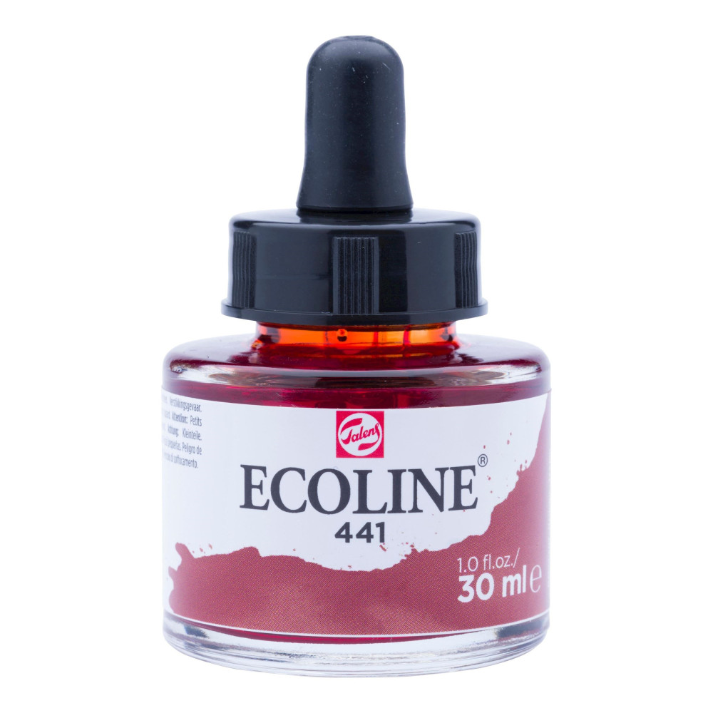 Liquid watercolor Ecoline in bottle - Talens - Mahogany, 30 ml