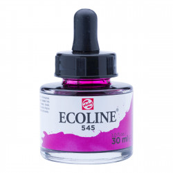 Liquid watercolor Ecoline in bottle - Talens - Red Violet, 30 ml