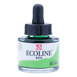 Liquid watercolor Ecoline in bottle - Talens - Green, 30 ml