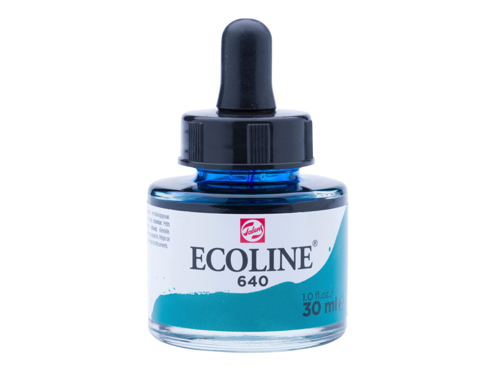 Farba akwarelowa Ecoline - Talens - Bluish Green, 30 ml