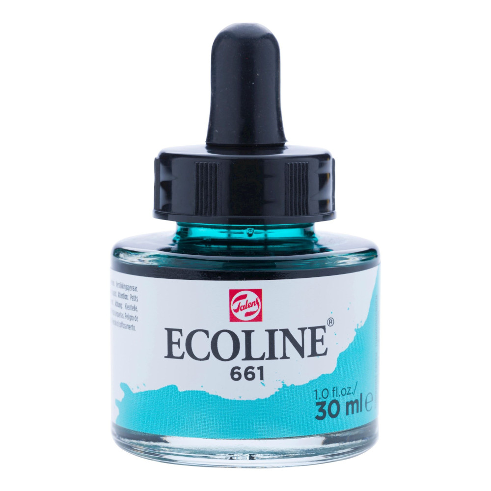 Farba akwarelowa Ecoline - Talens - Turquoise Green, 30 ml