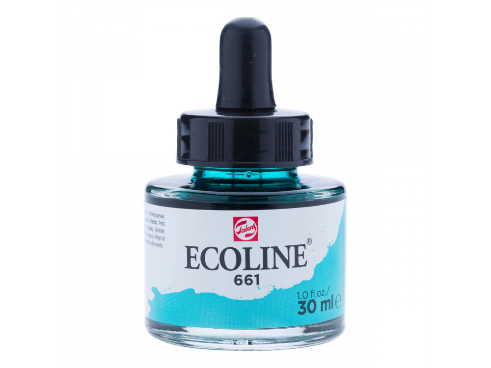 Farba akwarelowa Ecoline - Talens - Turquoise Green, 30 ml