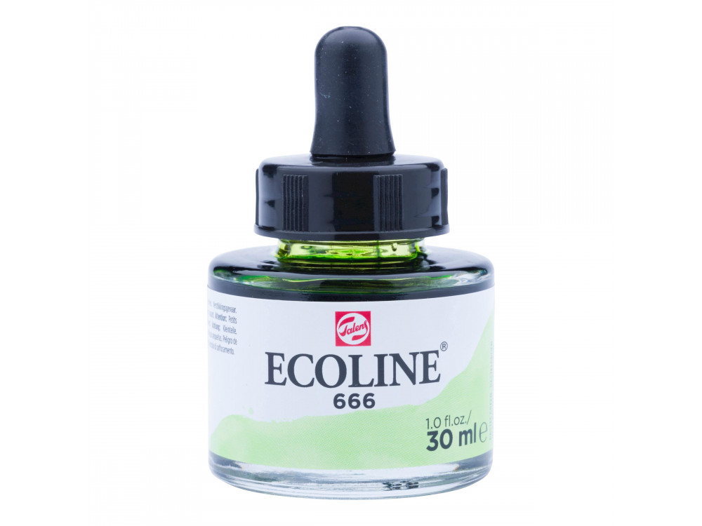 Liquid watercolor Ecoline in bottle - Talens - Pastel Green, 30 ml