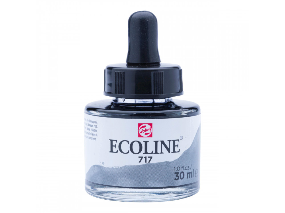 Liquid watercolor Ecoline in bottle - Talens - Cold Grey, 30 ml