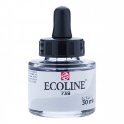 Liquid watercolor Ecoline in bottle - Talens - Cold Grey Light, 30 ml