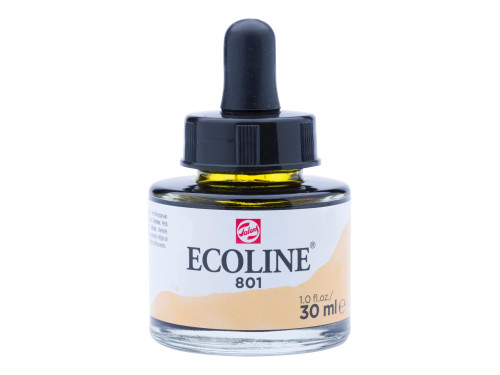Liquid watercolor Ecoline in bottle - Talens - Gold, 30 ml