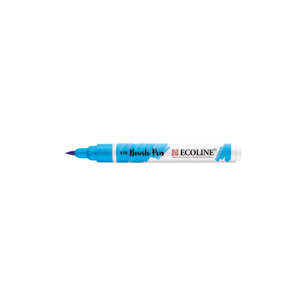 Brush Pen Ecoline - Talens - Sky Blue Cyan