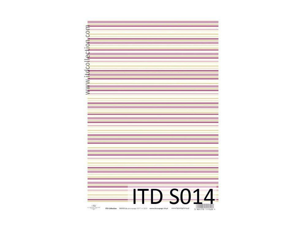 Papier do decoupage A4 - ITD Collection - soft, S014