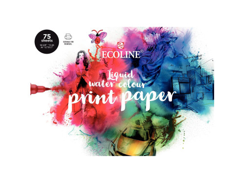 Ecoline print paper- Talens - A4, 150 g, 75 sheets