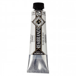 Acrylic paint in tube - Rembrandt - Zinc White, 40 ml
