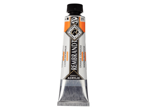 Acrylic paint in tube - Rembrandt - Cadmium Orange, 40 ml