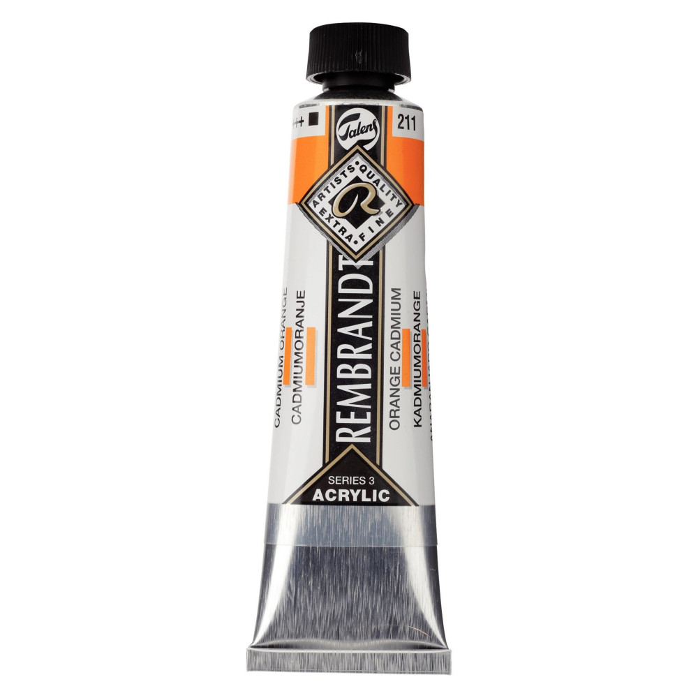 Acrylic paint in tube - Rembrandt - Cadmium Orange, 40 ml