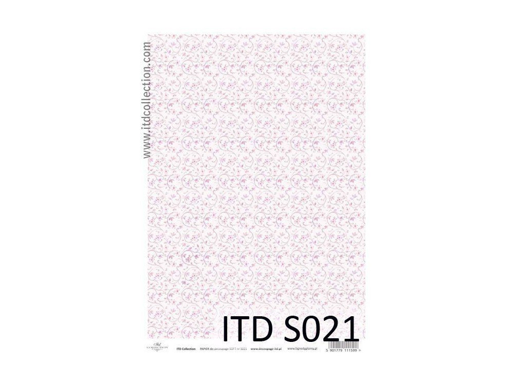 Papier do decoupage A4 - ITD Collection - soft, S021