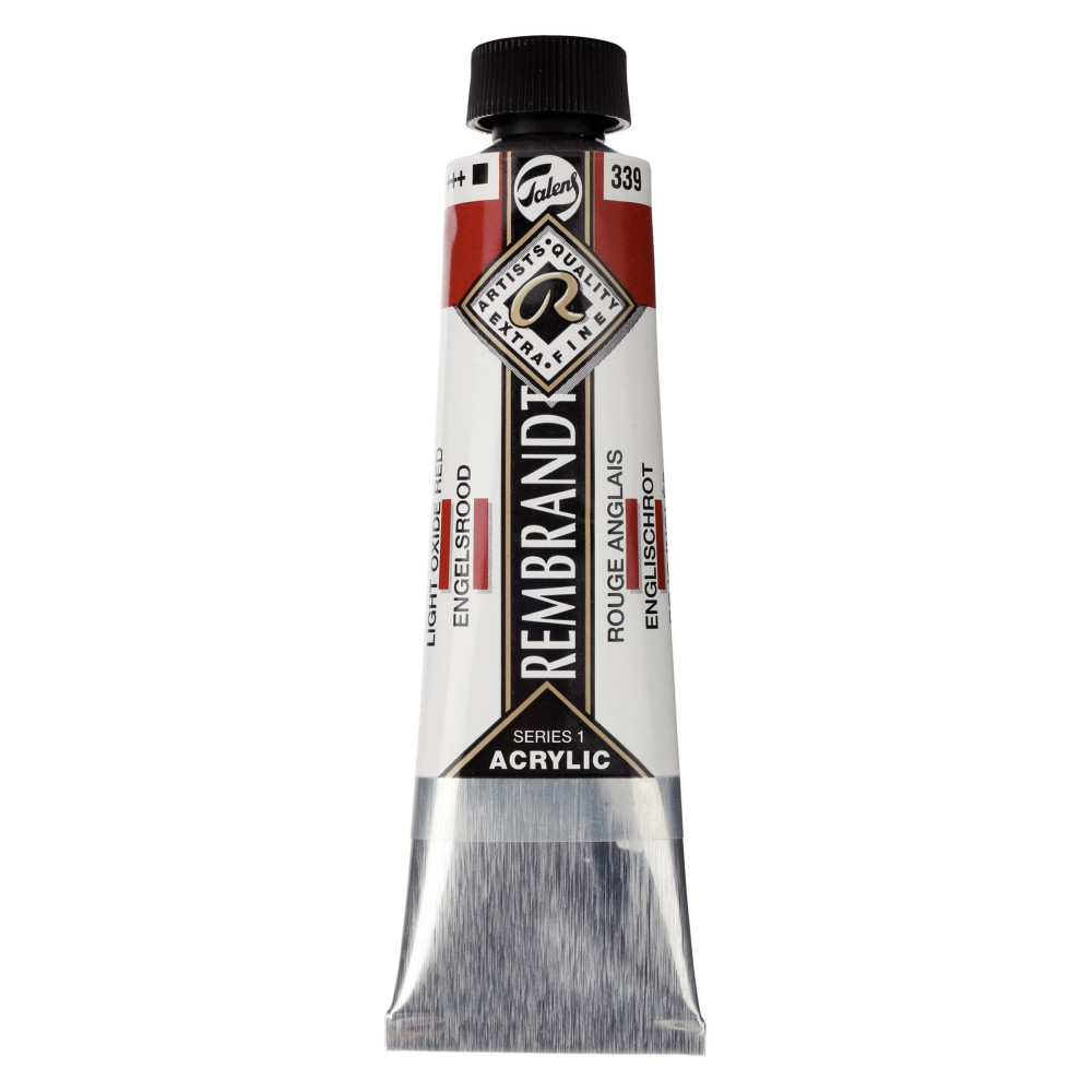 Acrylic paint in tube - Rembrandt - Light Oxide Red, 40 ml
