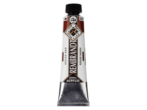 Acrylic paint in tube - Rembrandt - Indian Red, 40 ml