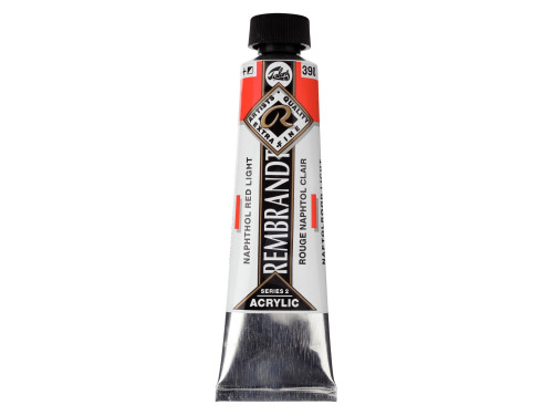 Acrylic paint in tube - Rembrandt - Naphthol Red Light, 40 ml