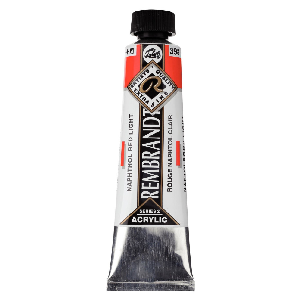 Acrylic paint in tube - Rembrandt - Naphthol Red Light, 40 ml