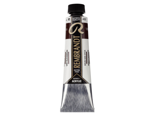 Acrylic paint in tube - Rembrandt - Vandyke Brown, 40 ml