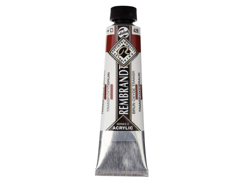 Farba akrylowa - Rembrandt - Transparent Oxide Brown, 40 ml