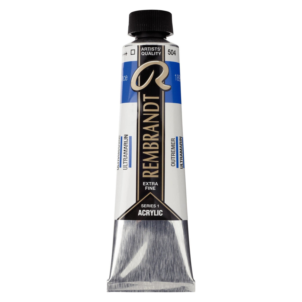 Acrylic paint in tube - Rembrandt - Ultramarine, 40 ml