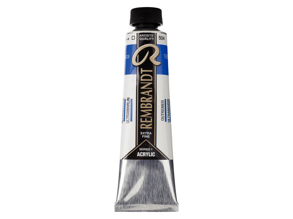 Acrylic paint in tube - Rembrandt - Ultramarine, 40 ml