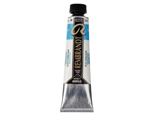 Acrylic paint in tube - Rembrandt - Cerulean Blue, 40 ml