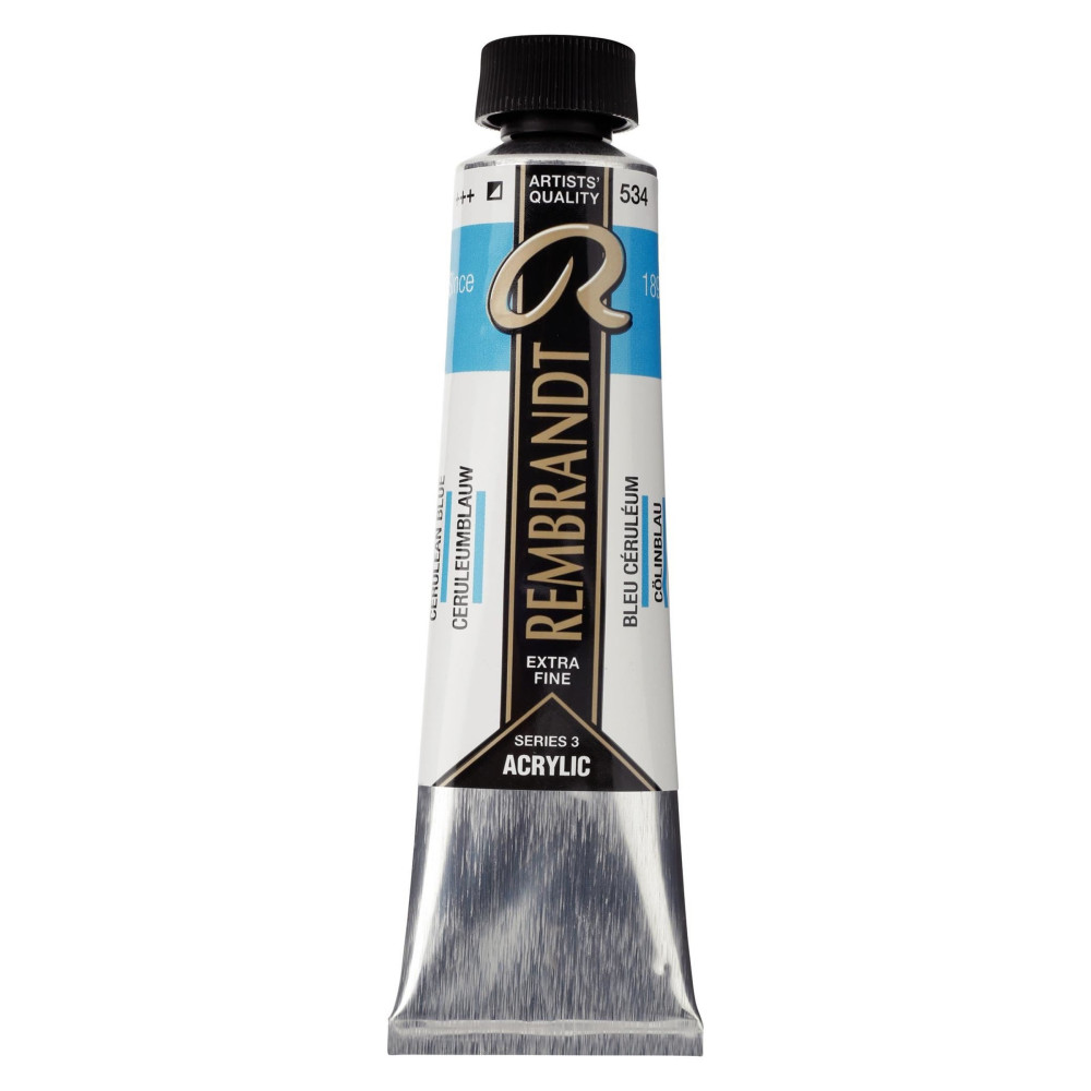 Acrylic paint in tube - Rembrandt - Cerulean Blue, 40 ml