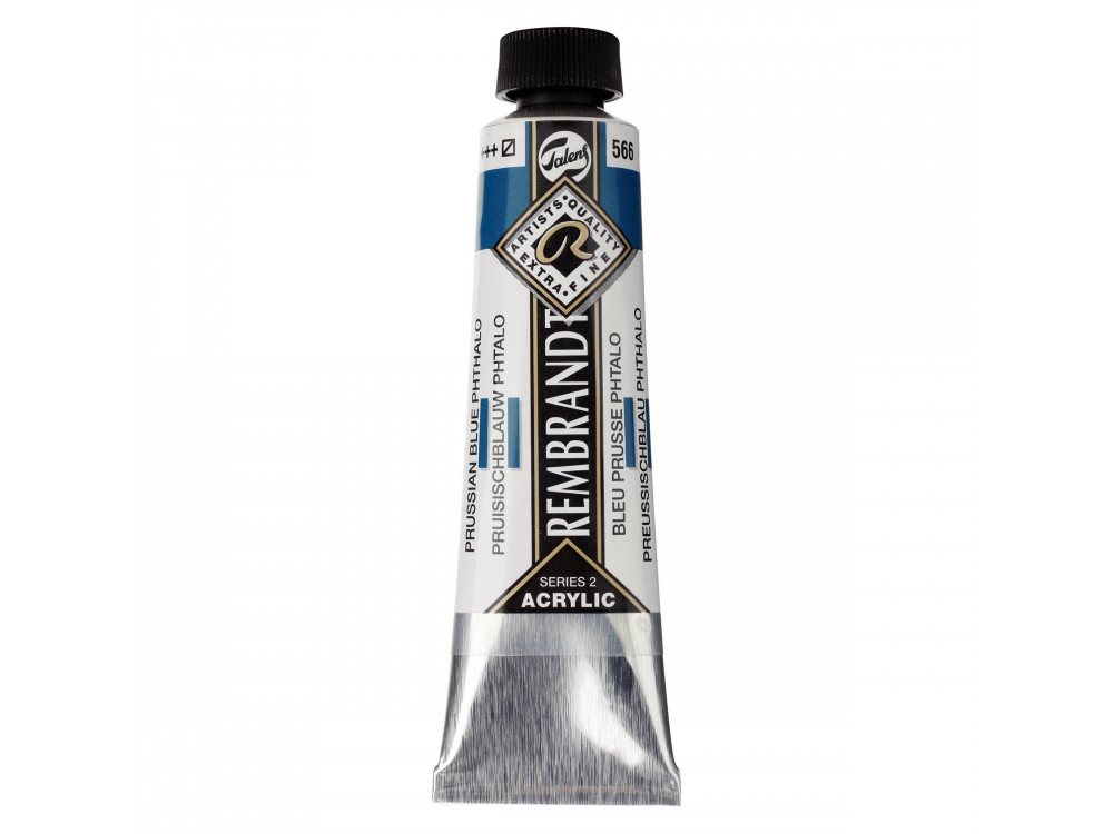 Acrylic paint in tube - Rembrandt - Prussian Blue Phthalo, 40 ml