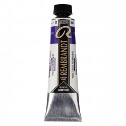 Acrylic paint in tube - Rembrandt - Permanent Blue Violet, 40 ml