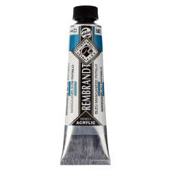 Acrylic paint in tube - Rembrandt - Manganese Blue Phthalo, 40 ml