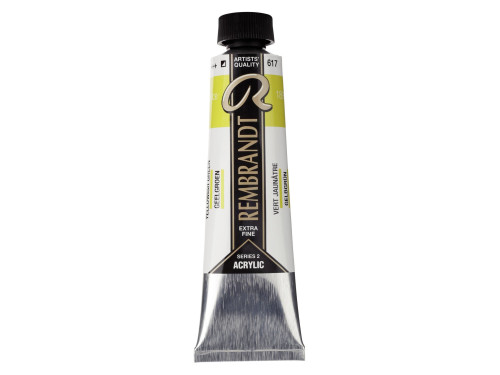 Acrylic paint in tube - Rembrandt - Yellowish Green, 40 ml