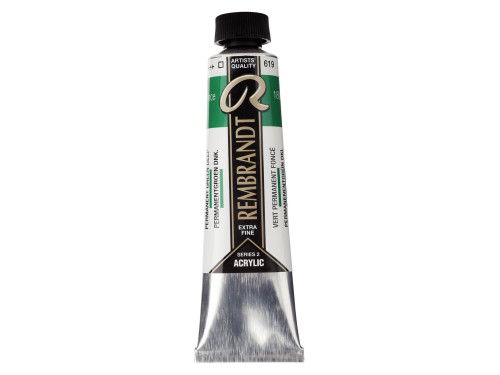 Farba akrylowa - Rembrandt - Permanent Green Deep, 40 ml