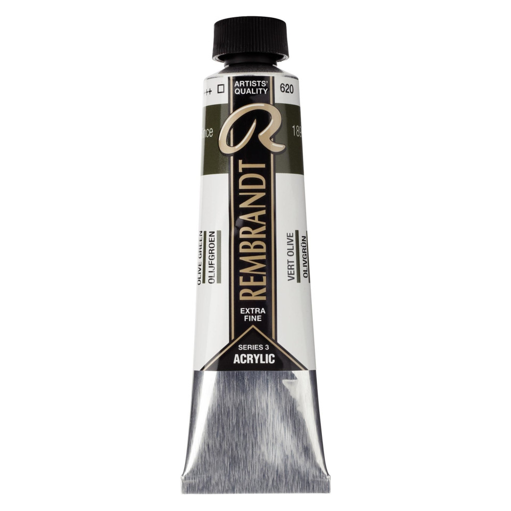 Acrylic paint in tube - Rembrandt - Olive Green, 40 ml