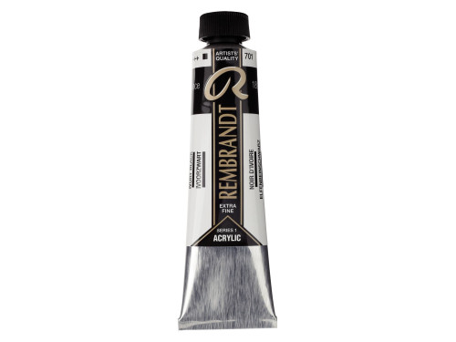 Farba akrylowa - Rembrandt - Ivory Black, 40 ml
