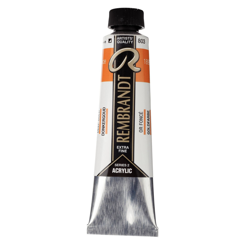 Acrylic paint in tube - Rembrandt - Deep Gold, 40 ml