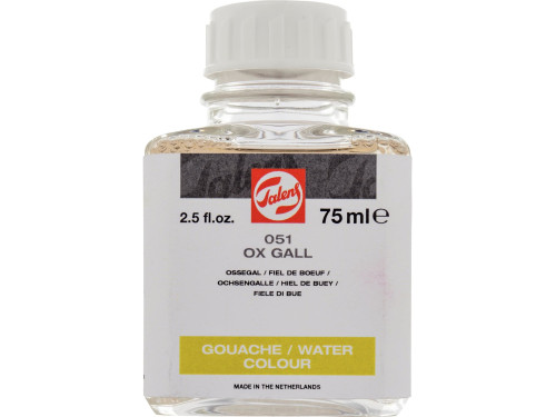 Ox Gall medium for watercolors and gouaches - Talens - 75 ml