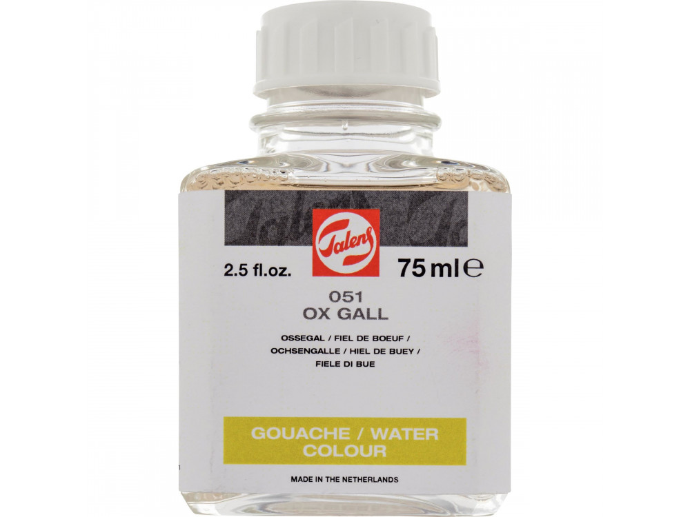 Ox Gall medium for watercolors and gouaches - Talens - 75 ml