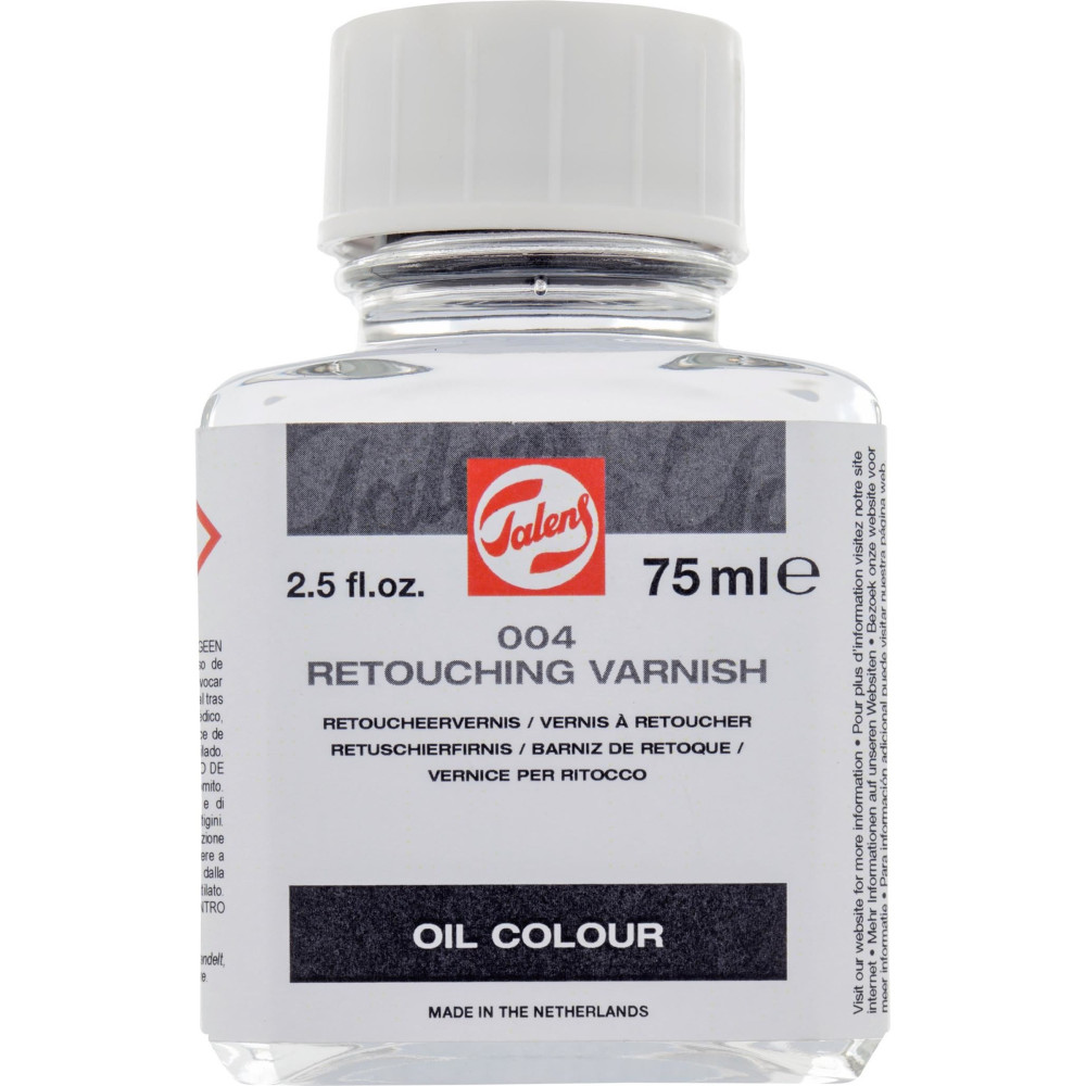 Werniks retuszerski do farb olejnych - Talens - 75 ml