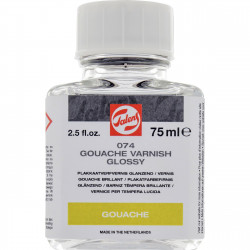 Varnish for gouaches -...