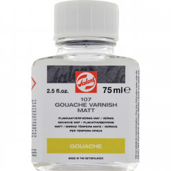 Varnish for gouaches -...
