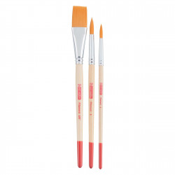 Set of polyester brushes - Talens Art Creation - 3 pcs.