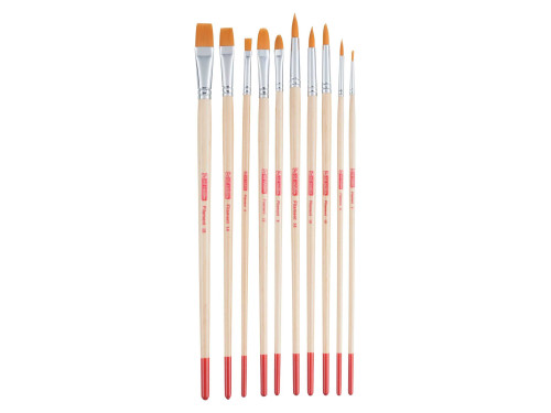 Set of polyester brushes - Talens Art Creation - 10 pcs.